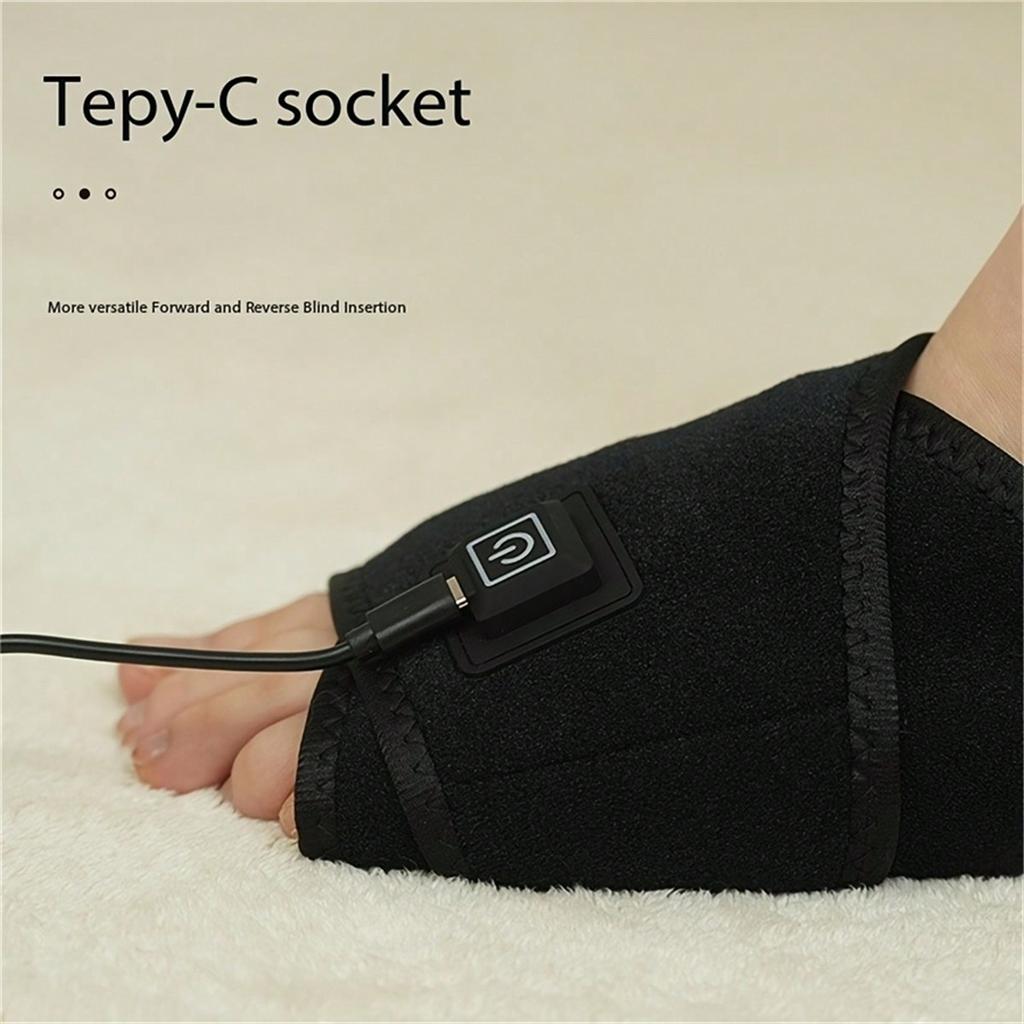 Heating Pad For Ankle Ankle Wrap Heated Ankle Brace Electric Ankle Stabilizer Brace Foot Heating Pad Ankle Support Adjustable