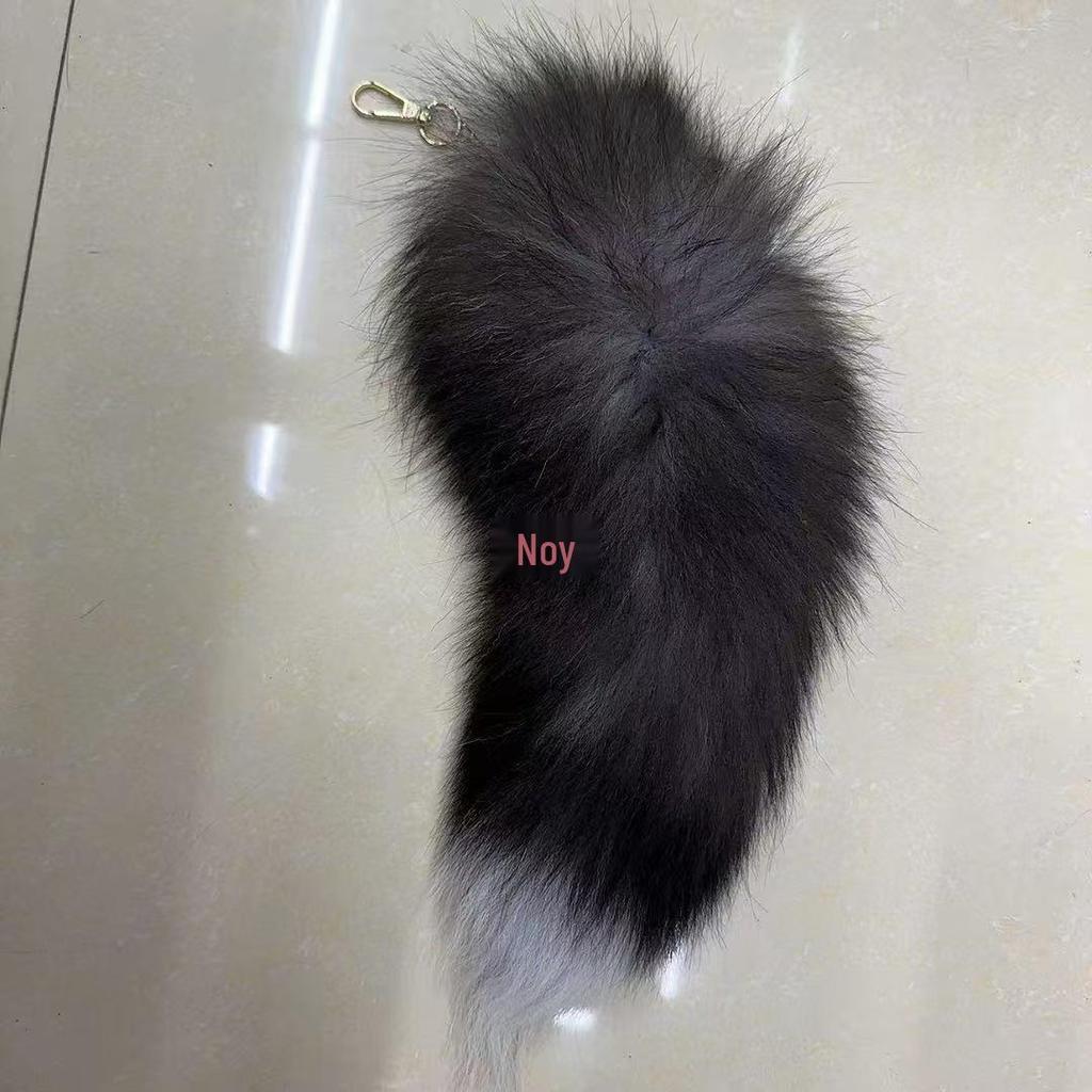 Flauschiger Schwanz Schlüsselanhänger Anhänger Zubehör