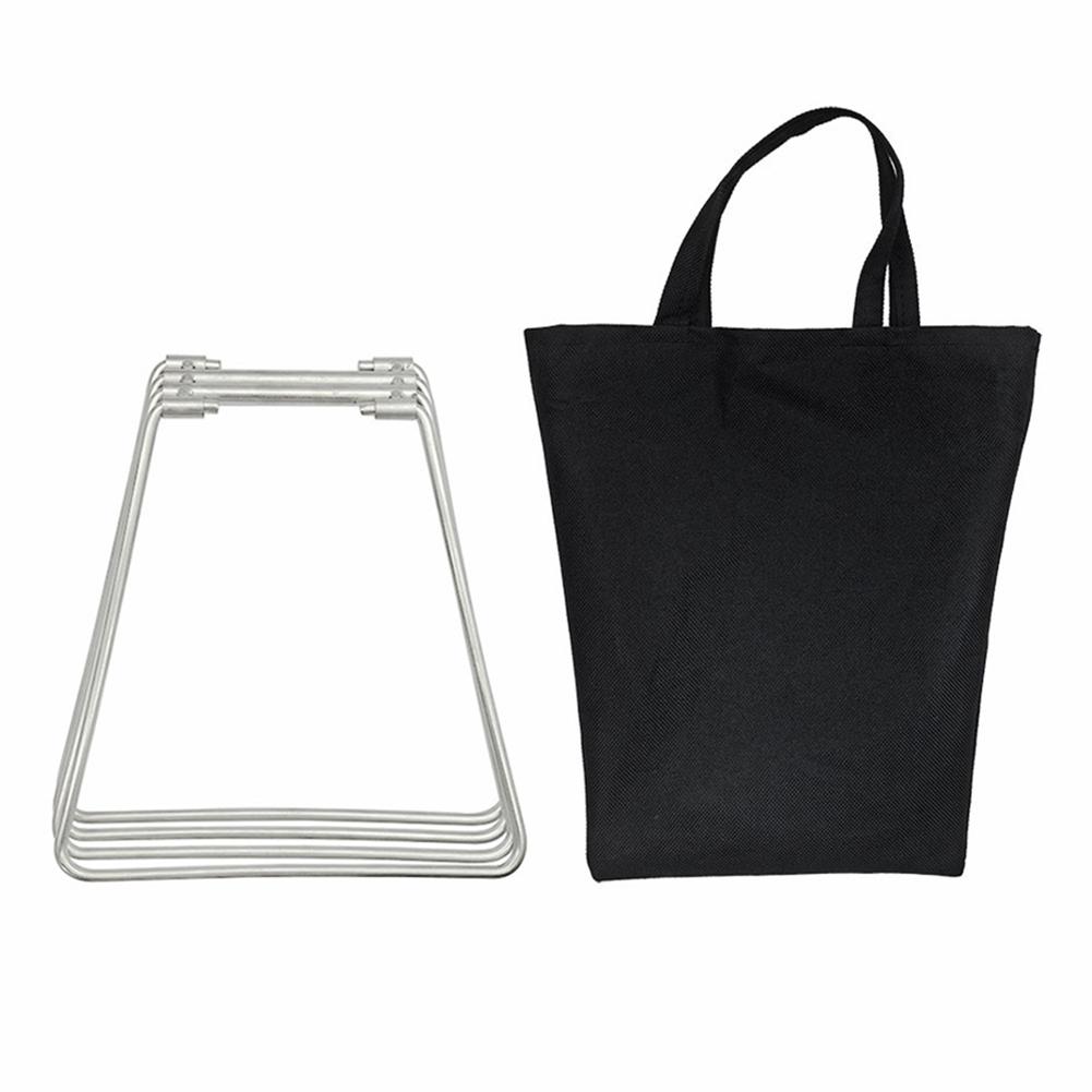 Organizer Box Folding Stand Carbon Steel Iron Storage Box Bracket Outdoor Storage Boxes Shelves for Outdoor Picnic Fishing