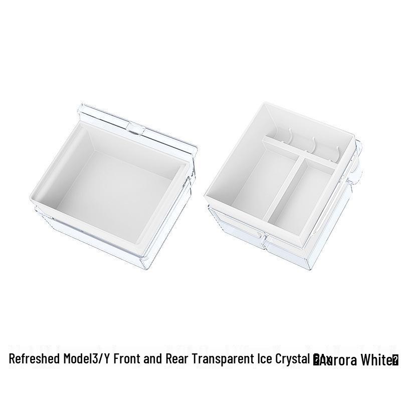 Silicone Ice Box for Tesla Model 3/Y Center Console Storage
