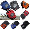 Lightweight Non-slip Half Finger Cycling Gloves In Red Yellow Blue And Black Colors