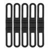 5Pcs Cycling Bike Bicycle Silicone Band Elastic Strap Bandage Belt Handlebar Mount Holder Elastic Strap Easy To Install