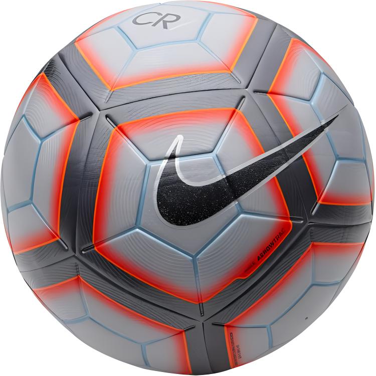 Nike CR7 Size 5 Ball Soccer Ball Pu Unisex Gray/Orange SC3041-012 Size 5 Ball