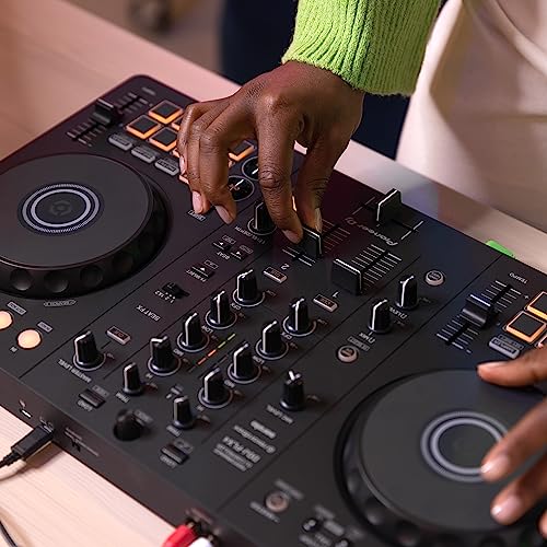 Pioneer DJ DDJ-FLX4 2-Deck Rekordbox and Serato DJ Controller - Graphite