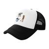 Italienische Brainrot Charakterkombinationen 1 Tung Tung Hai Sommer Netz Baseballkappen Damen Herren Strandfischerhut Trucker Cap