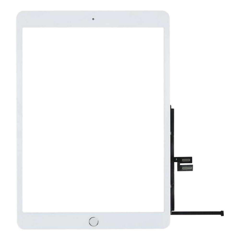 

For iPad 10.2 (2020)/(2019) Touch Screen Glass Digitizer with Button Assembly Replacement Part Cell Phone Accessories (Without Logo) White