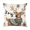 Cute Christmas Snowman Series Home Sofa Decoration Cushions Cover Creative Printed Pillowcase Festival Decor Pillow Case