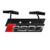 3D ABS Chrome Black Logo RSQ3 RSQ5 RSQ7 RSQ8 Grill Emblem Sticker Car Front Grille Badge Decoration For Audi Auto Accrssories