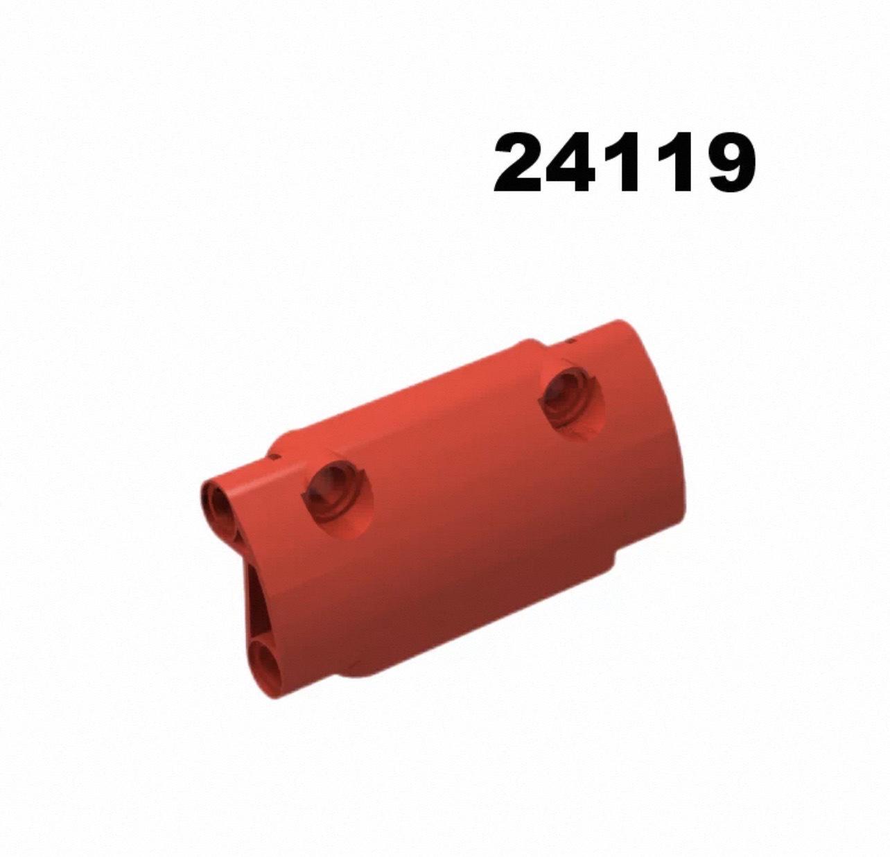 One Kilogram of 235 Domestic Building Blocks Compatible with 24119 7x3 Technic Panel (Lego Compatible)