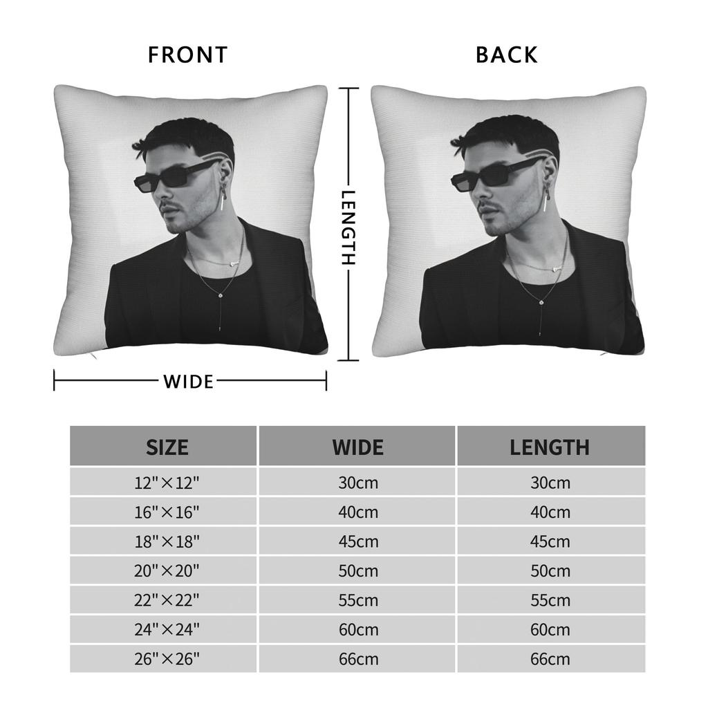 Spanish singer Abraham Mateo Pillow Cover  Soft Cushion Cover Kawaii Pillow Case For Chair Sofa Home Decor