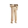 Anta Lifestyle Series Letter Mid-Waist Tapered Knitted Sports Pants Women Pants Buckwheat-Gray 162418309-1