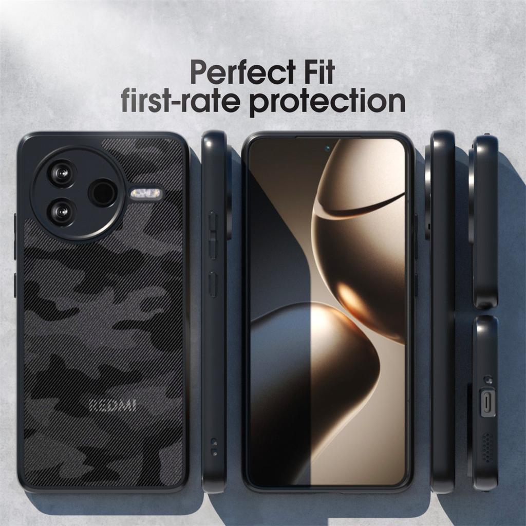 IBMRS For Xiaomi Poco F7 Pro 5G/Redmi K80 5G Case TPU+PC Heavy Duty Shockproof Phone Cover Camera Protection