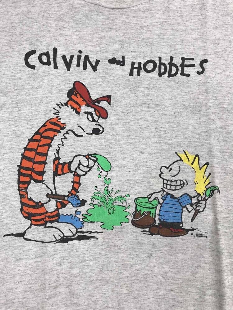 1993 Calvin Hobbes Watterson  Cotton Unisex Tee S-4XL VN2094 Unisex T-Shirt M