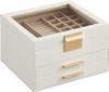 Chest Container Jewelry box Casket with compartments and 2 drawers
