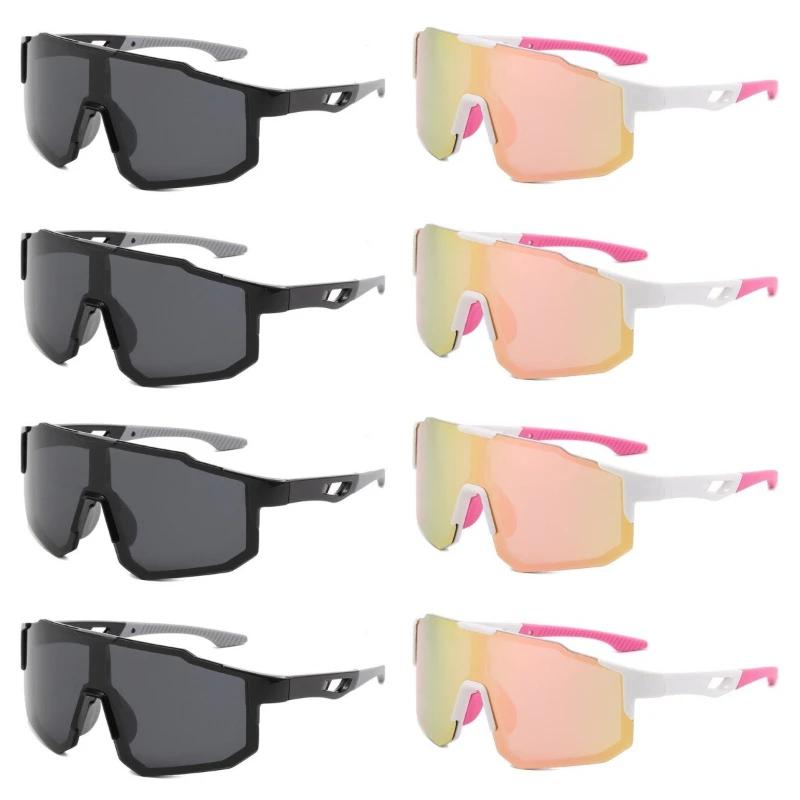 

8PCS UV400 Cycling Sunglasses Bike Shades Sunglass Outdoor Bicycle Glasses Goggles Bike Accessories