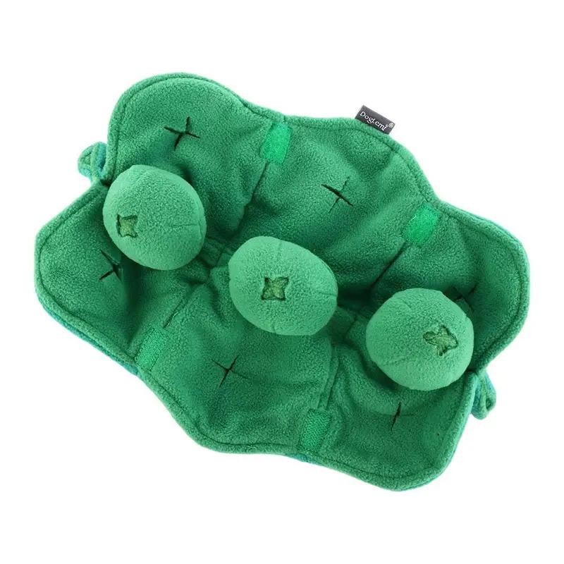 Interactive Dog Snuffle Ball Toy Squeaky Plush Treat Dispenser IQ Puzzle Feeder for Puppy Chew Enrichment Stress Relief