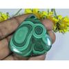 AA++ Natural Green Malachite Pear Cabochon Loose Gemstone 45X49X04MM 109Cts. D-45
