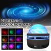 LED Night Light Vortex Star Projection Lamp Dynamic Remote Control Water Ripple Projection Lamp Bedroom Decor Atmosphere Light