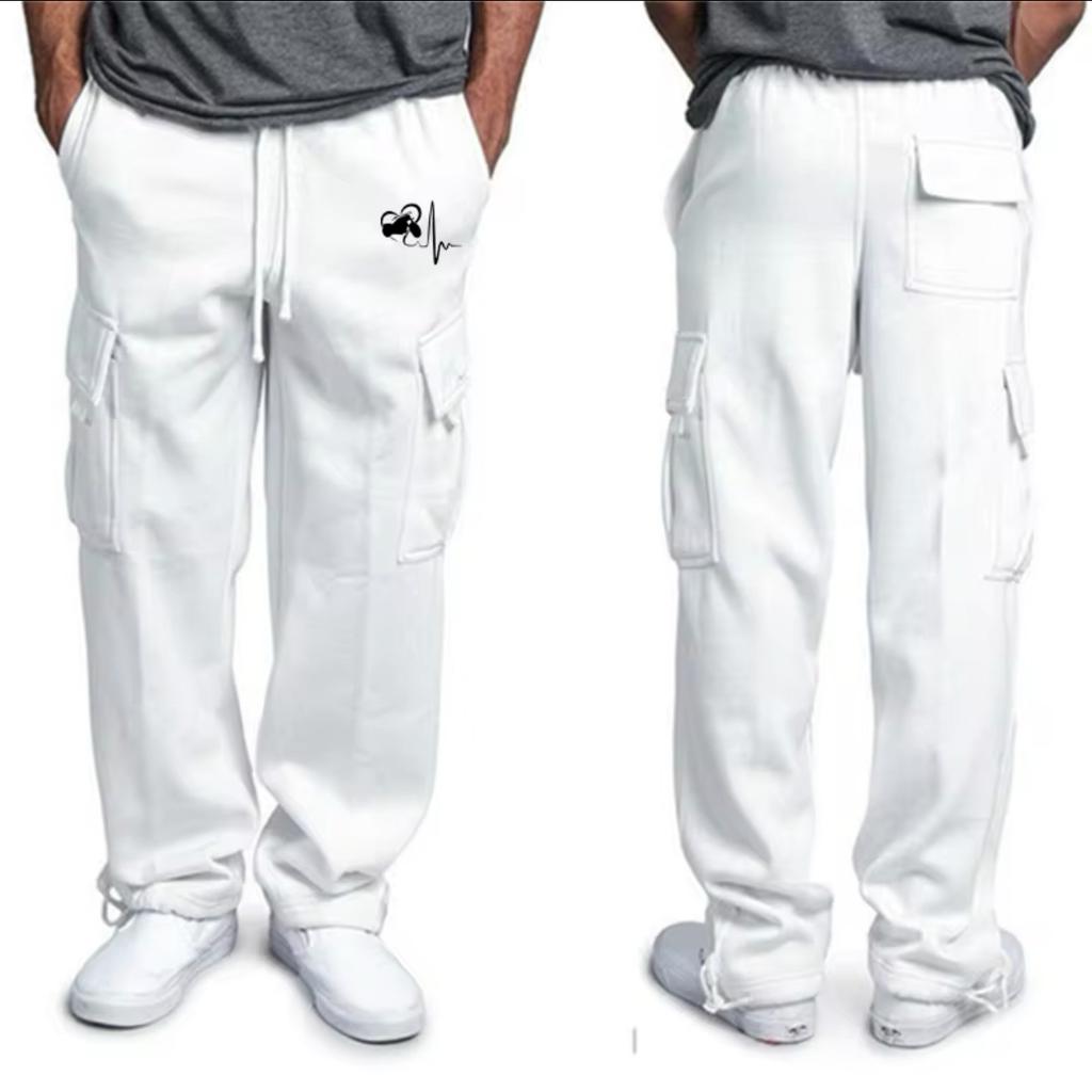 New Multi-pocket Men's Overalls High Street Trendy Brand Casual Retro Men's Long Pants