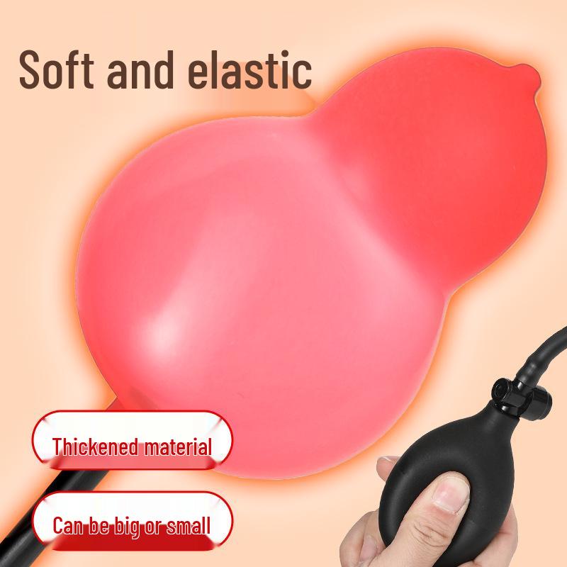 Inflatable Gourd Anal Plug for Men - Wearable SM Adult Toy