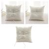 Délicate Cérémonie de Mariage Fête Perles Dentelles Anneaux Coussins Oreillers Porteurs pour Fiançailles Demande en Mariage Décoration