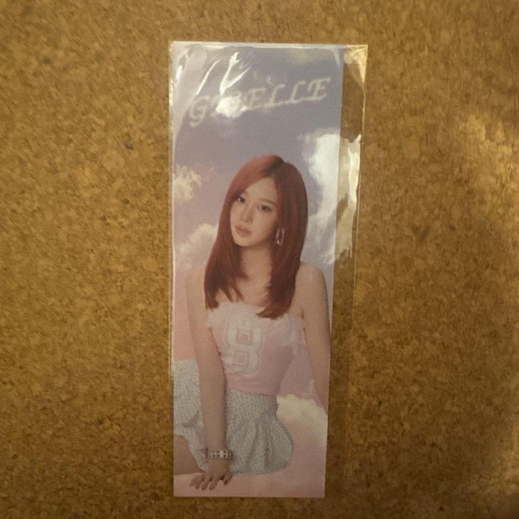 [USED] aespa Gisele membership bonus trading card boarding pass style card