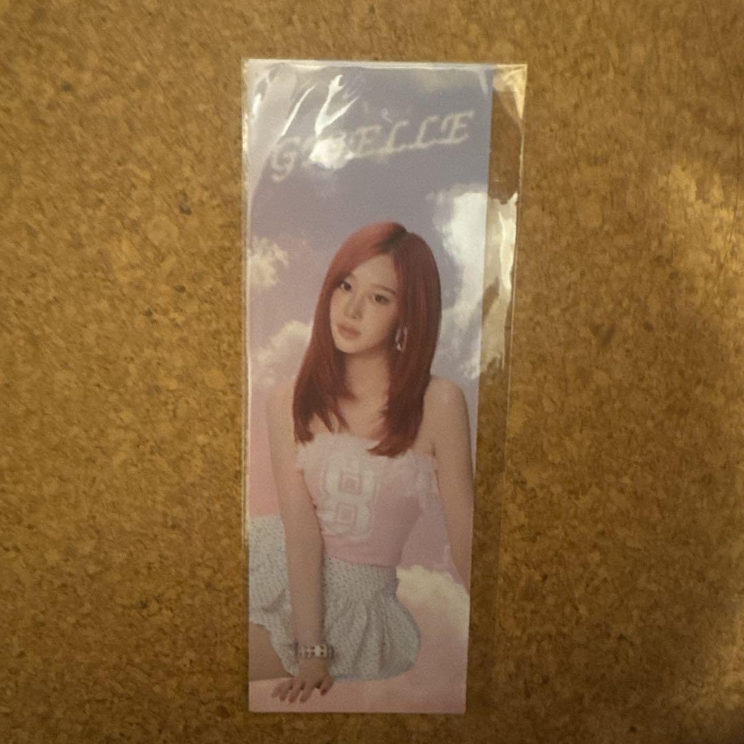 

[Б/У] aespa Жизель бонус за членство коллекционная карта в стиле посадочного талона