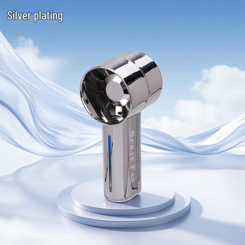 Compact USB Rechargeable Silent Electroplating Fan Factory/Wholesale/Trade/Cross-border