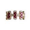Vintage heavy industry ring women's ins wind-plated gold-plated brushed light luxury zircon niche high-end new product