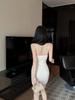 Sexy Low-Cut Spaghetti Strap Bodycon Dress for Women – Slim-Fit, Figure-Hugging Nightclub & Workwear Skirt