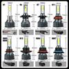 2Pcs Mini Car Headlight H1 H4 H7 LED Bulb H8 H11 9005 HB3 9006 HB4 9004 HB1 9007 HB5 H13 9008 COB Led Lights 9003 HB2 High Low 15000LM Turbo HeadLamps