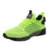 Herren Fly-Woven Laufschuhe Outdoor Wandersneaker Frühling und Sommer Low-Top Netzstoff Große Größen Jogging-Schuhe