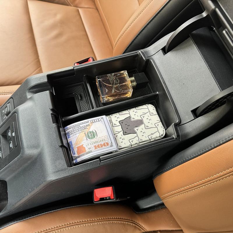 Sixthsmoy For Ford Bronco 2025 4-Door Full Size Bronco Center Console Organizer Tray Armrest Storage Interior Car Accessories