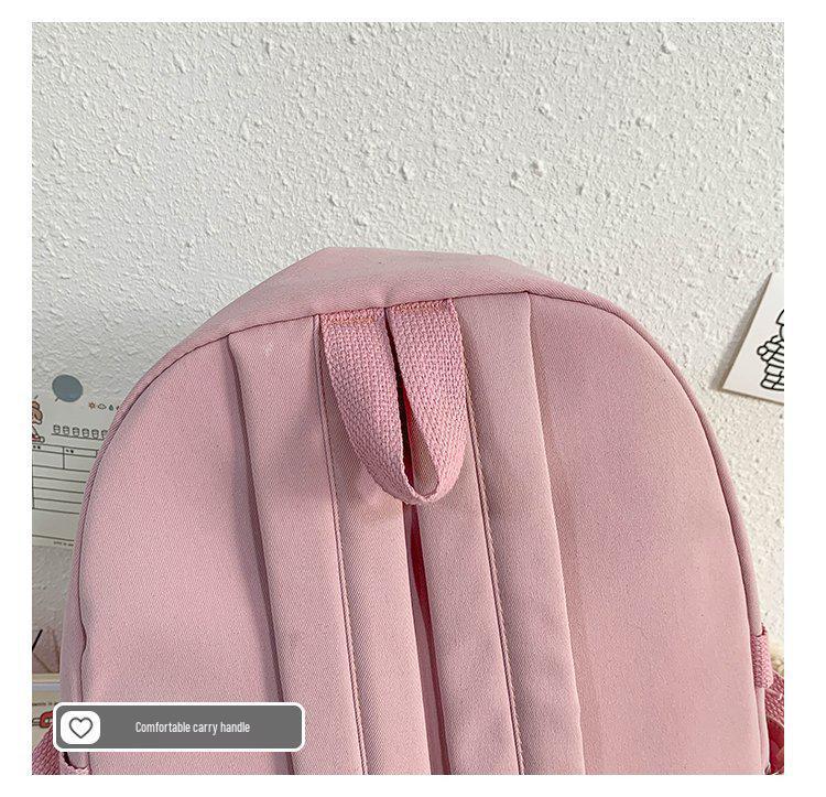 Stylish Large Capacity Korean Ulzzang Cartoon Backpack for Teen Girls