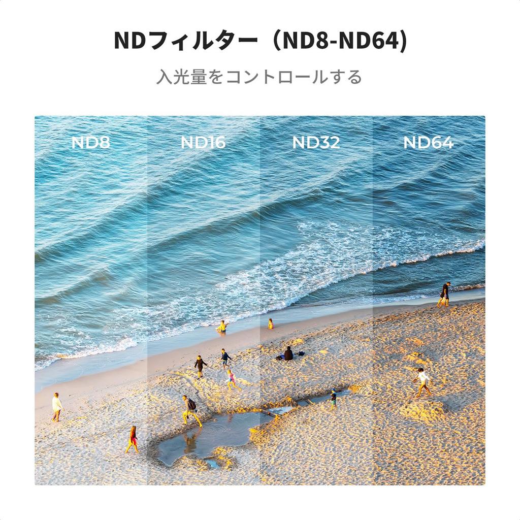 Concept ND-Filterset für DJI Avata 2. ND-Filter, Lichtdämpfungseinstellung, AGC, optisches Glas, Nanobeschichtung, wasser- und ölabweisend, einfach zu installieren