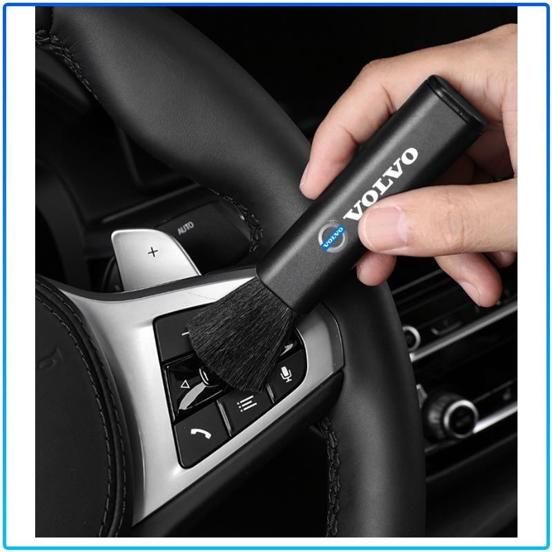 Car Interior Cleaning Brush Telescopic Small Soft Brush For Volvo XC60 XC90 S60 S80 S40 V40 V60 V70 V50 XC70