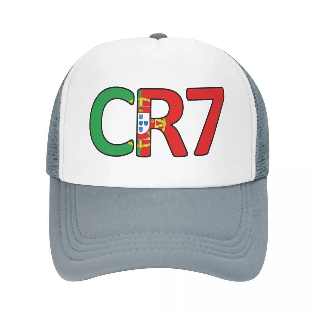 Custom Fashion Unisex Soccer Gift Football CR Trucker Hat Adult Adjustable Ronaldos Baseball Cap Women Unisex Hip Hop Trucker Cap