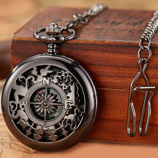 Yousheng Compass Pocket Watch Vintage Waist Chain Clear Texture Positioning Relief Outdoor Activities Outdoor Compass Outdoor Supplies
