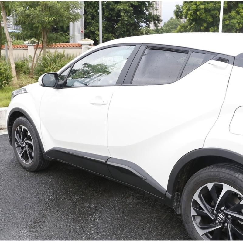 For Toyota CHR C-HR XA10 2018     ABS Chrome Door Body Side Skirt Accent Moulding Sticker Trim  Accessories