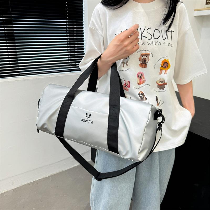 Oxford cloth travel bag men's and women's fashion luggage bag sports dry and wet separation independent shoe compartment fitness bag