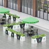 Outdoor Trapezoidal Planter Box