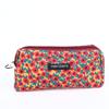Vintage Corduroy Federmäppchen Retro Blumenmuster Federtasche Große Kapazität Schreibwaren Tasche Für Schüler Büro Make-up Aufbewahrung