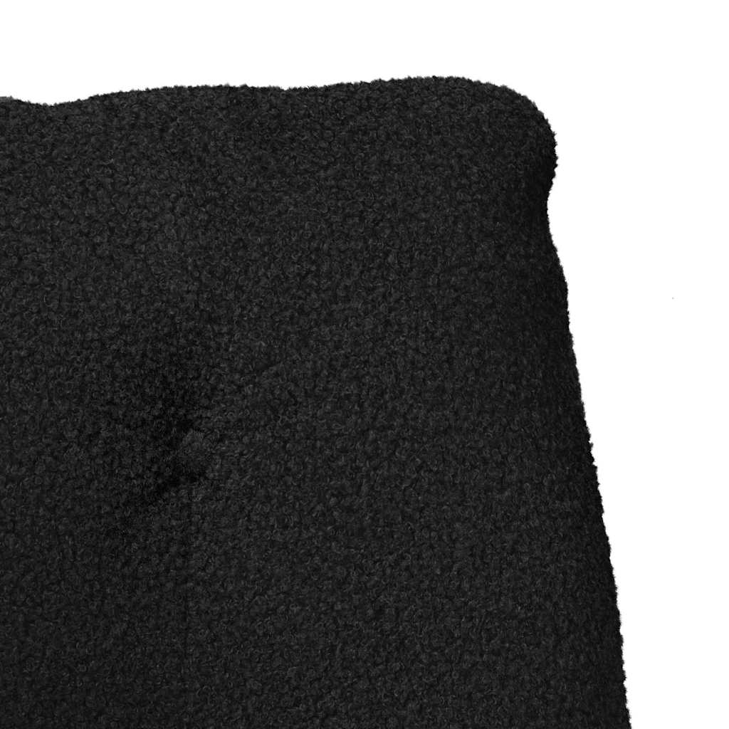 Armchair Black 69 X 74 X 93 Cm Sherpa Fabric