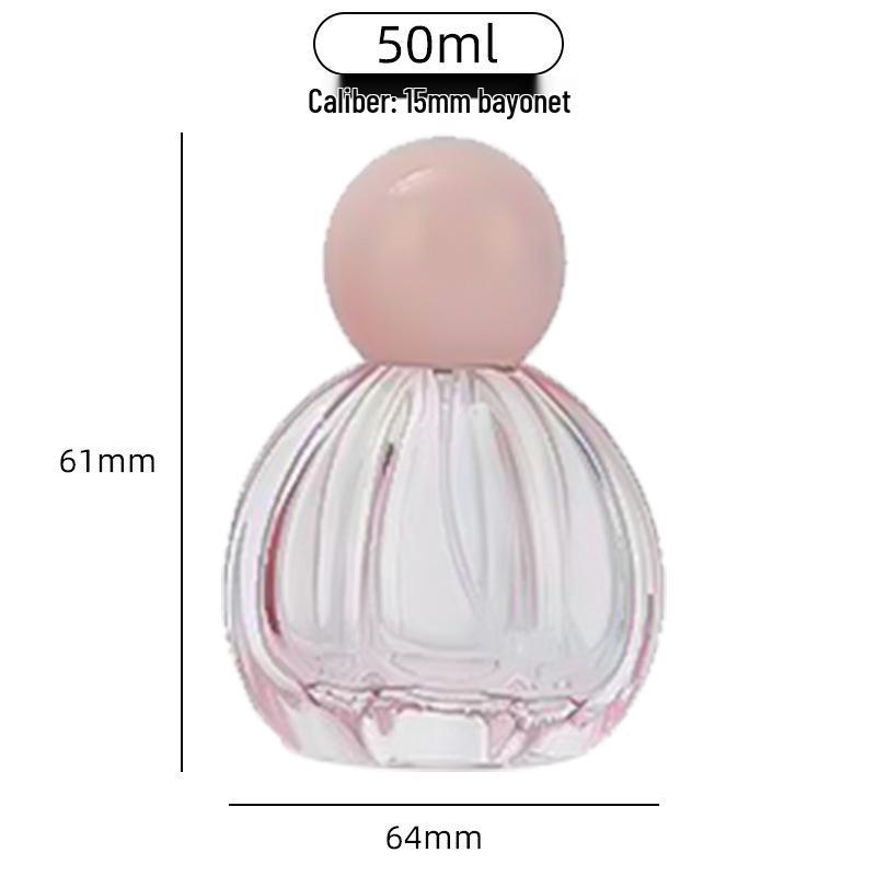 50ml High-End Pumpkin Glass Perfume Atomizer Bottle