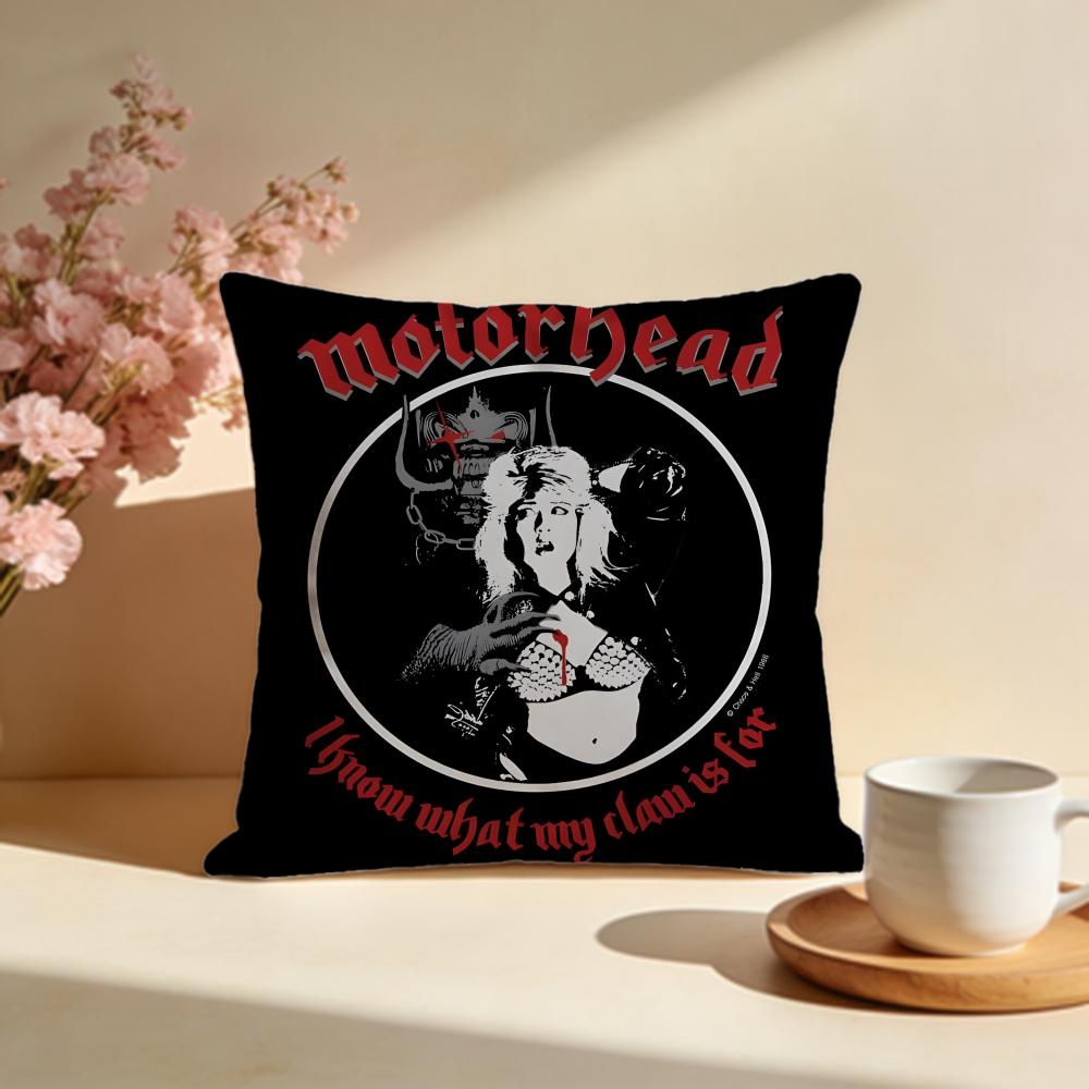 Stylish MMotorheadsful Cushion Cover Stylish Washable Pillow Cover Ideal for Couch Bedroom Car Decoration