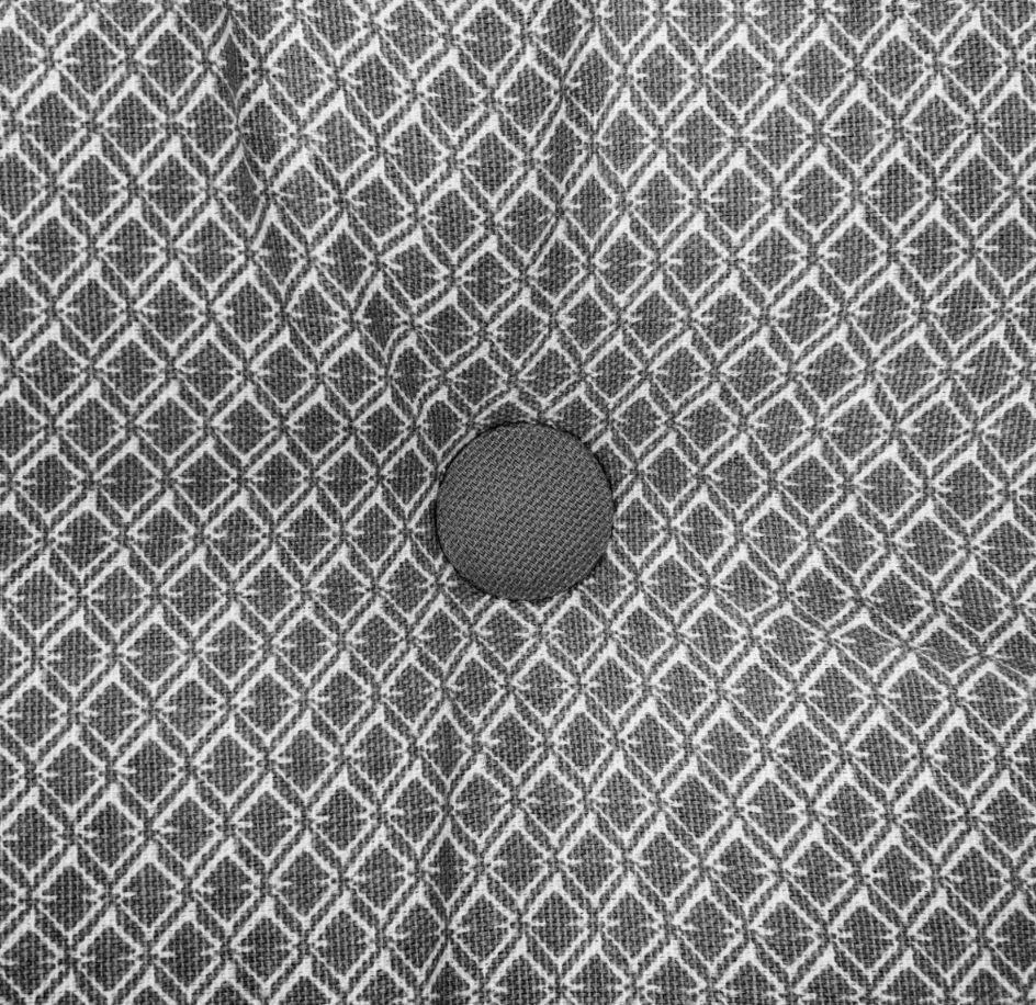 Shipy Chair/seat Cushion, Gray Quilted Square