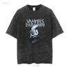 Vintage Y2K Vampires Everywhere T Shirt Size Large Band Tour Metalcore Goth Rock vintage Washed Unisex Top For Everyday Wear