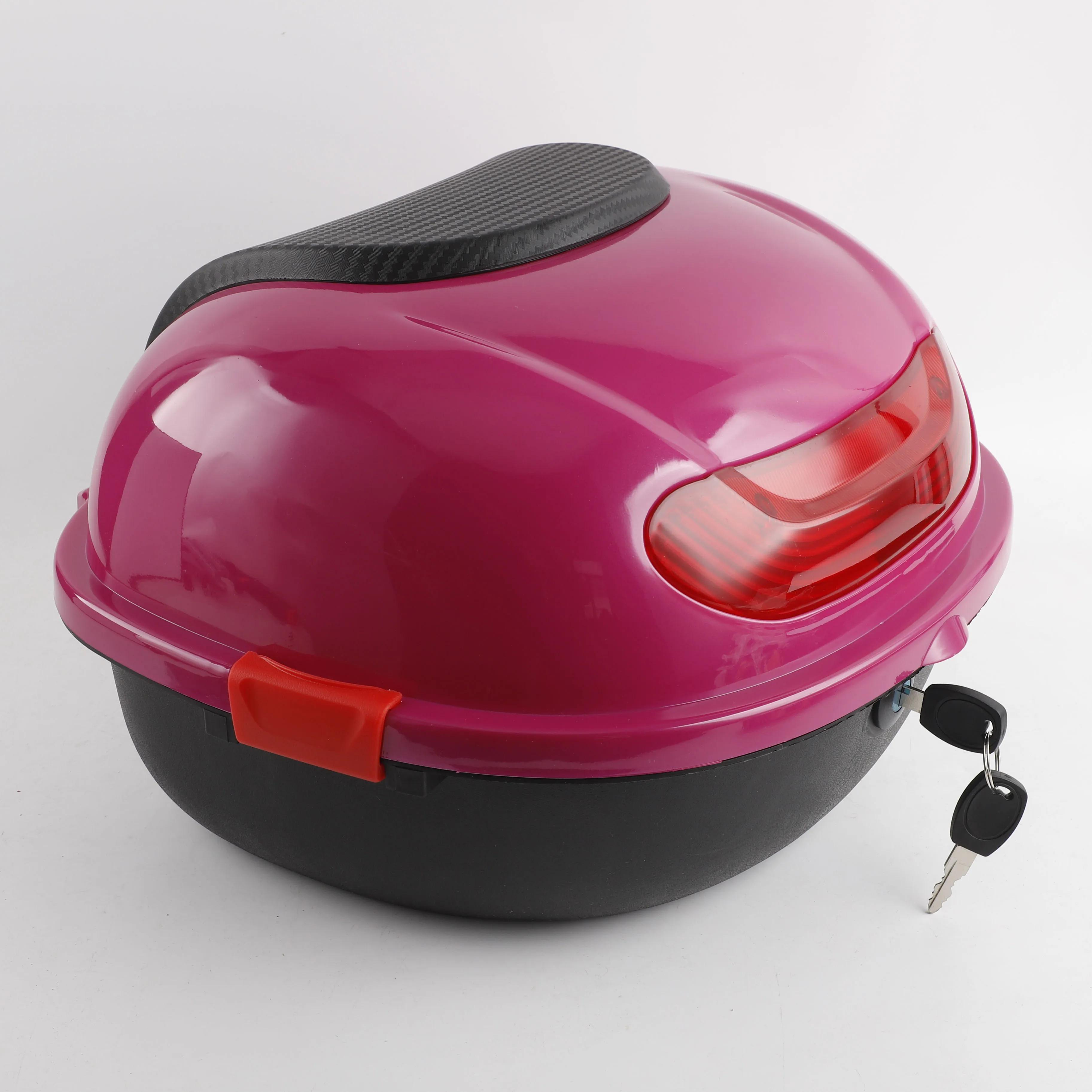 Trunk for Electric Vehicle Medium Storage Box Rear Kick Scooter Trunk Bicycle Trunk Motorcycle Trunk Box motorcycle toolbox лавандовый