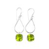 Peridot Gemstone 925 Sterling Silver Handmade Jewelry Designer Earrings 1.90" EE-7-5
