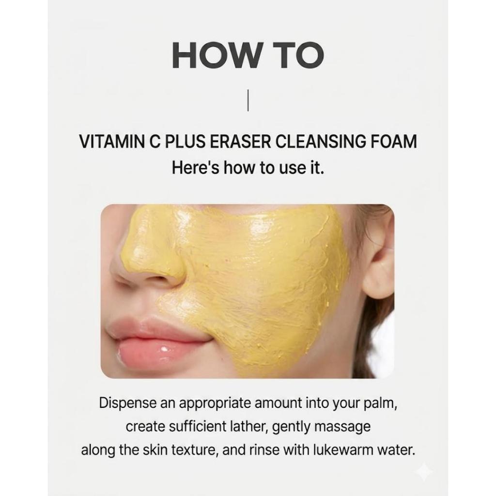 [Missha] Vita C Clear Complextion Foaming Cleanser 120ml
